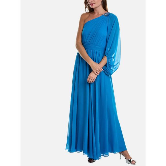 Sachin & Bobi - Mackayla Gown NWT - Azure - Size 14 - Picture 2 of 7